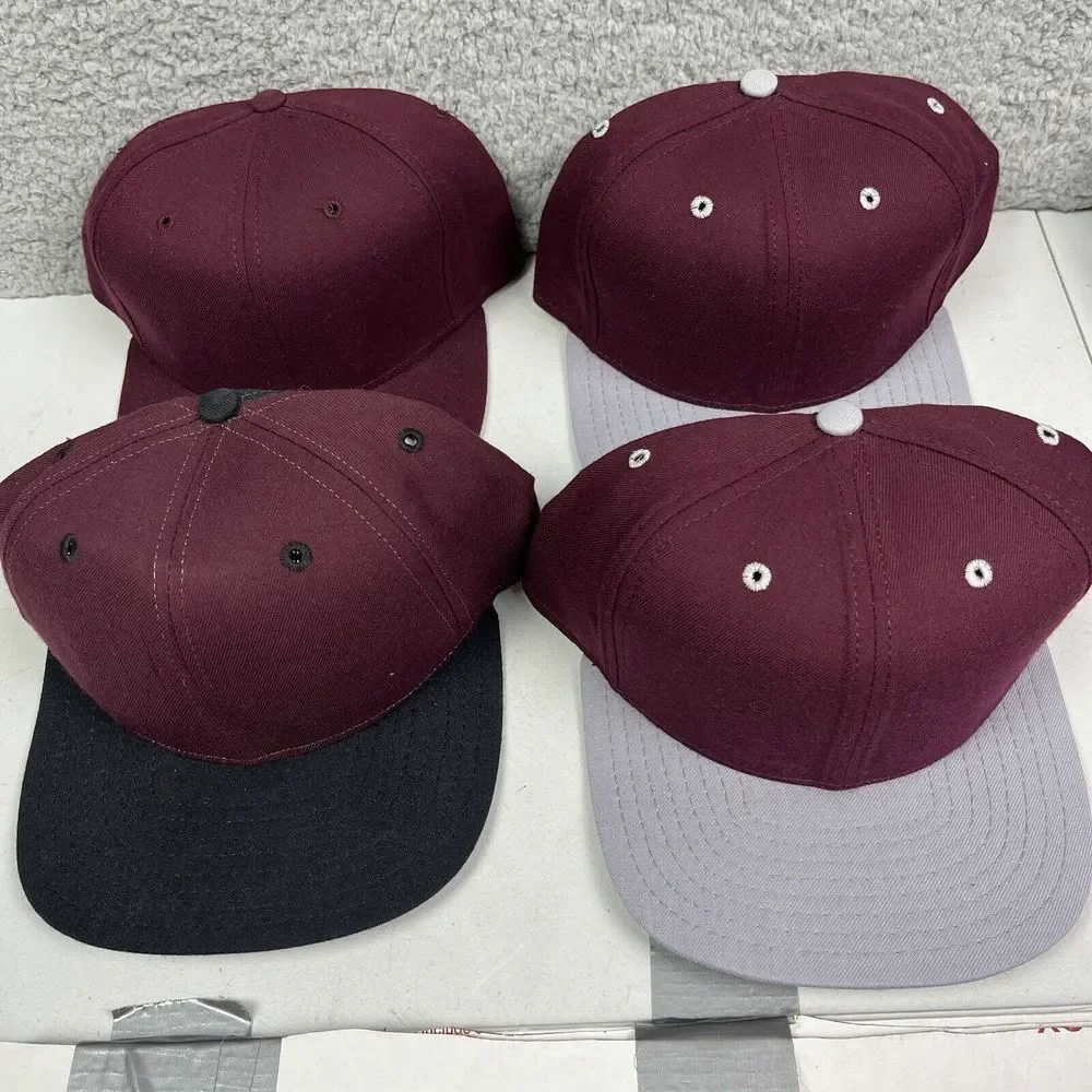 Vintage New Era Blank Pro Model Hat‎ USA Baseball Cap Lot of 13